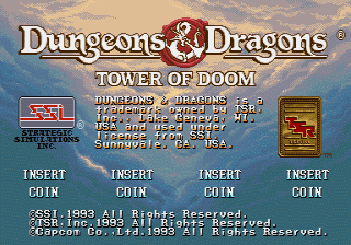Dungeons & Dragons "Tower of Doom"