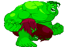 Hulk Crouching